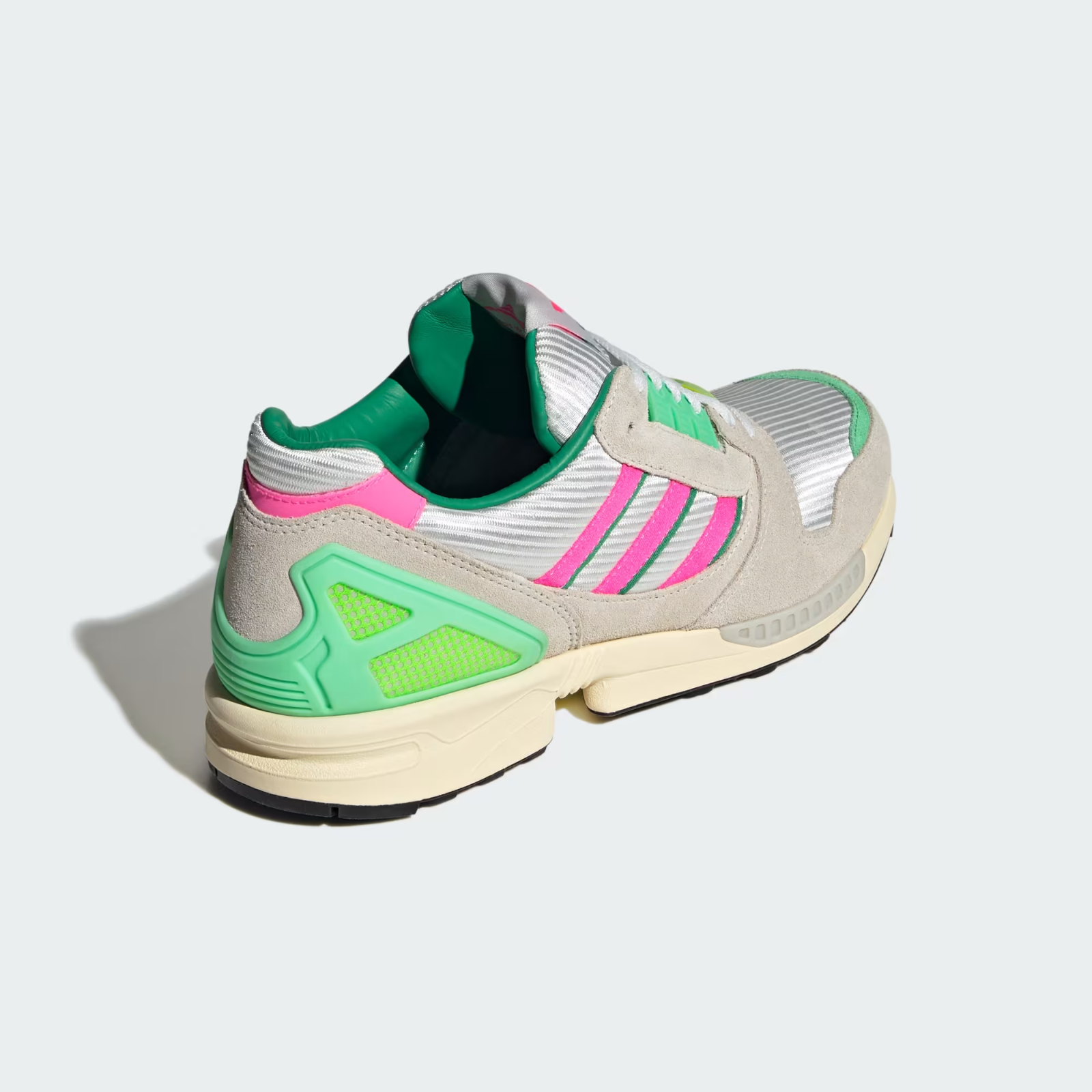 KI4726 adidas ZX 8000 "Off White/Lucid Pink/Semi Court Green" (Men's)