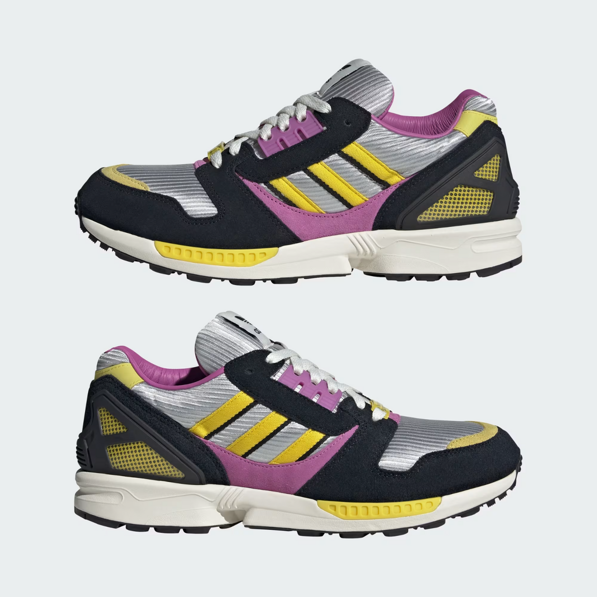IH4113 adidas ZX 8000 MIG "Core Black/Semi Pulse Lilac/Light Yellow" (Men's)