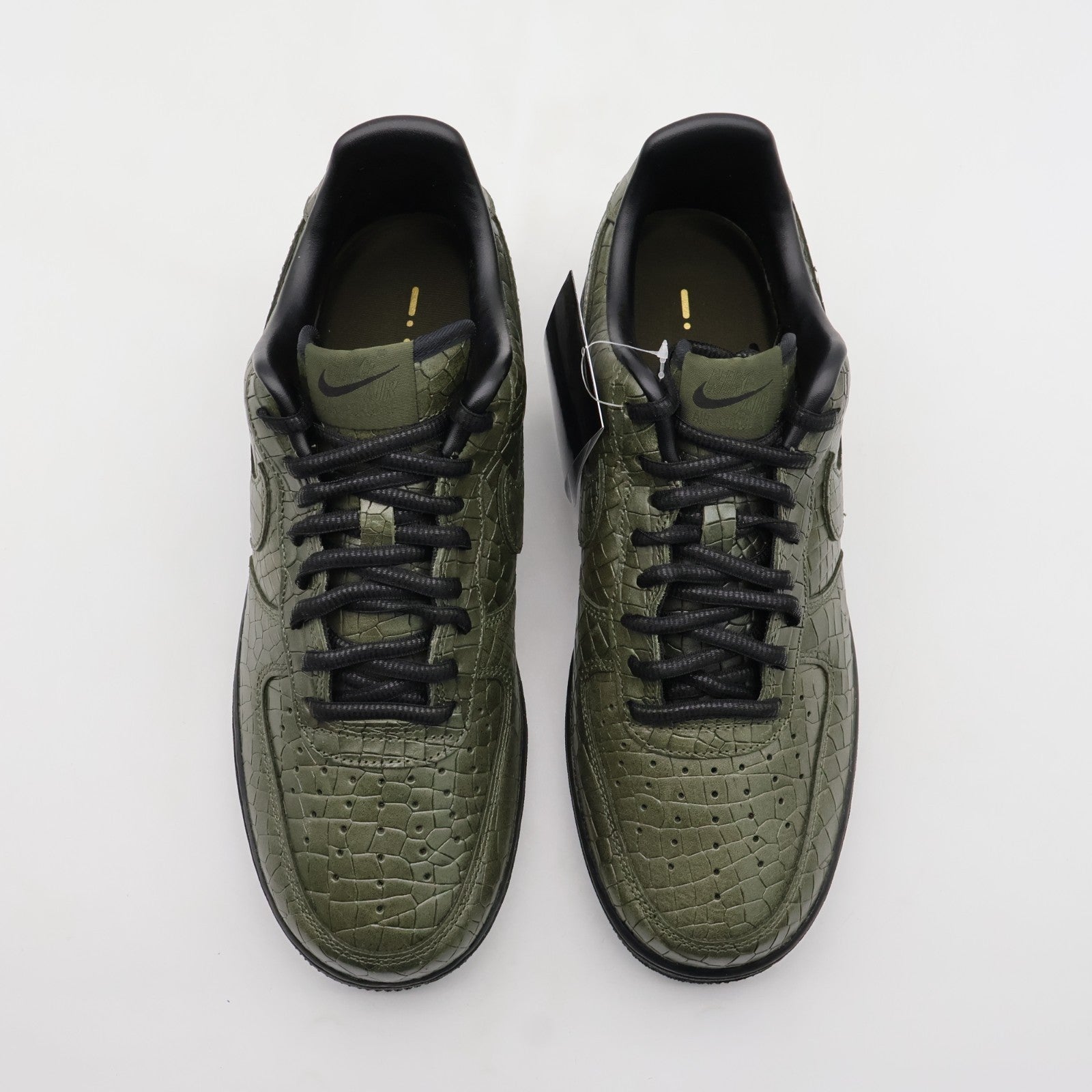 IQ3370-325 Nike Air Force 1 07 Low Morse Code Croc Cargo Khaki (Men's)