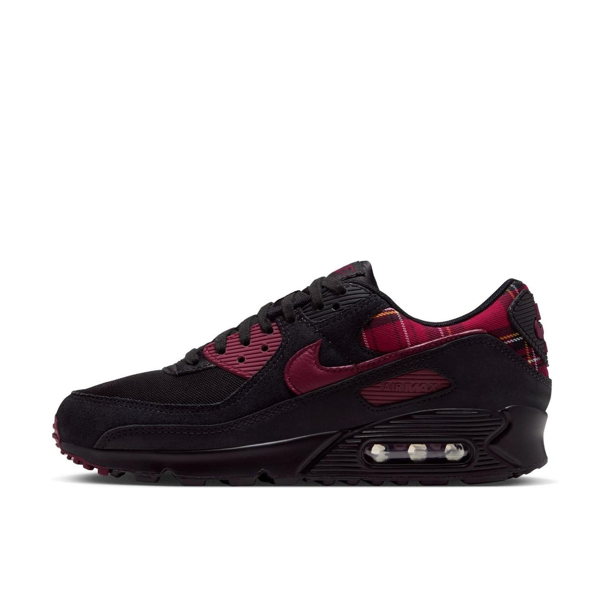 IR5598-020 Nike Air Max 90 "Black/Team Red" (Women's)
