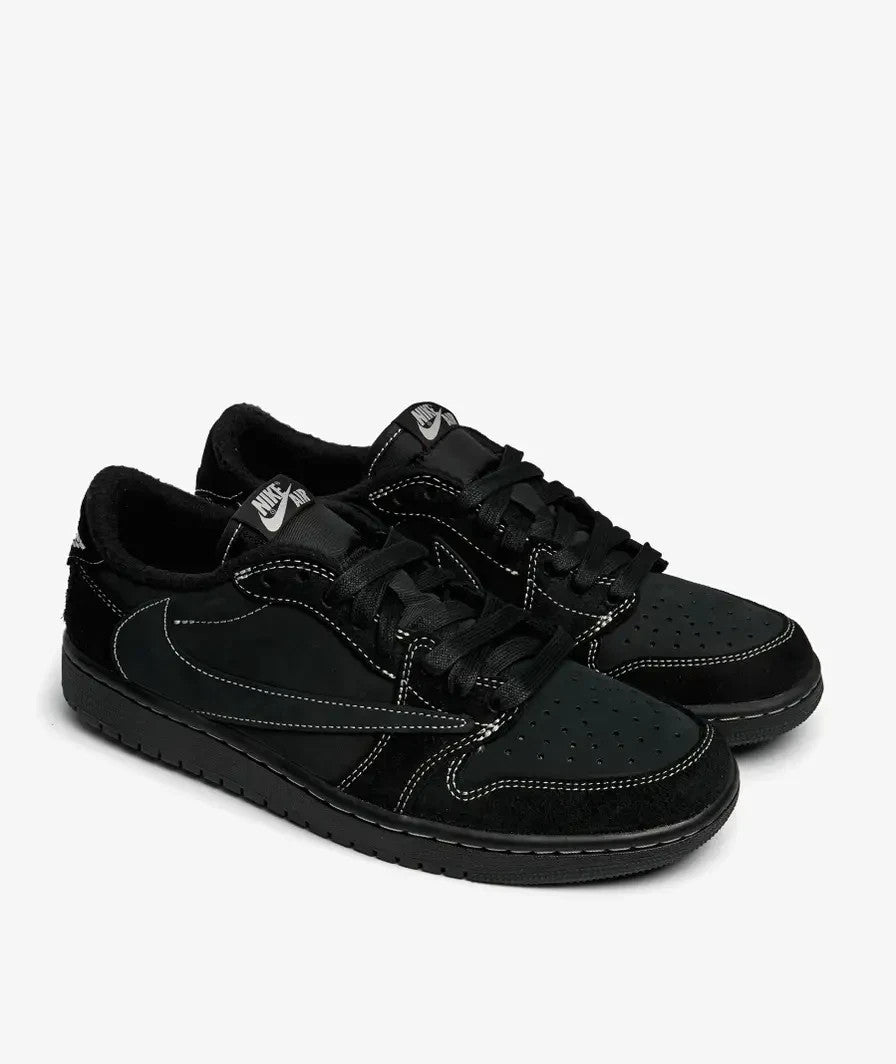 DM7866-001 Travis Scott Ã Nike Air Jordan 1 Low OG SP "Black Phantom"(Men's)