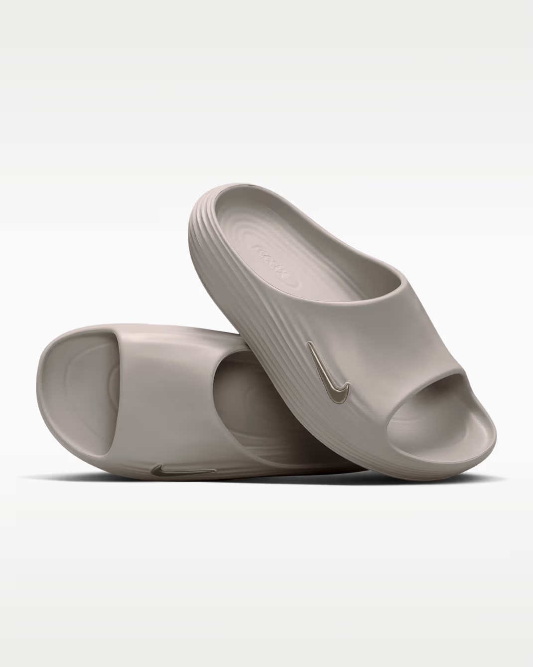 HV4479-201 Nike ReactX Rejuven8 Slide "Moon Particle/Moon Particle" (Men's)