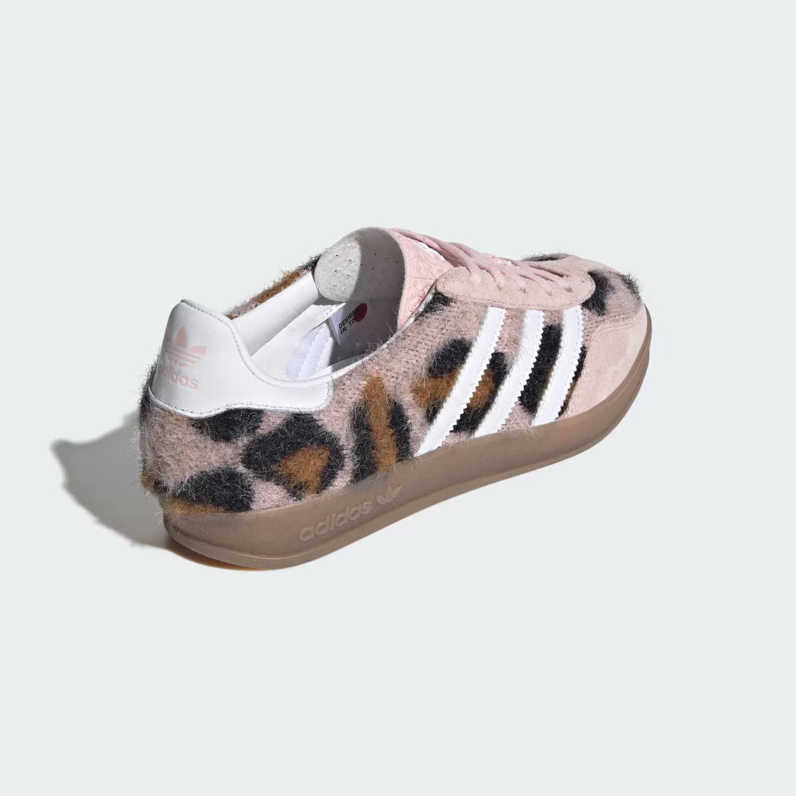 JS4600 atmos pink adidas Originals Gazelle Indoor Trinity Leopard Pink (Women's)