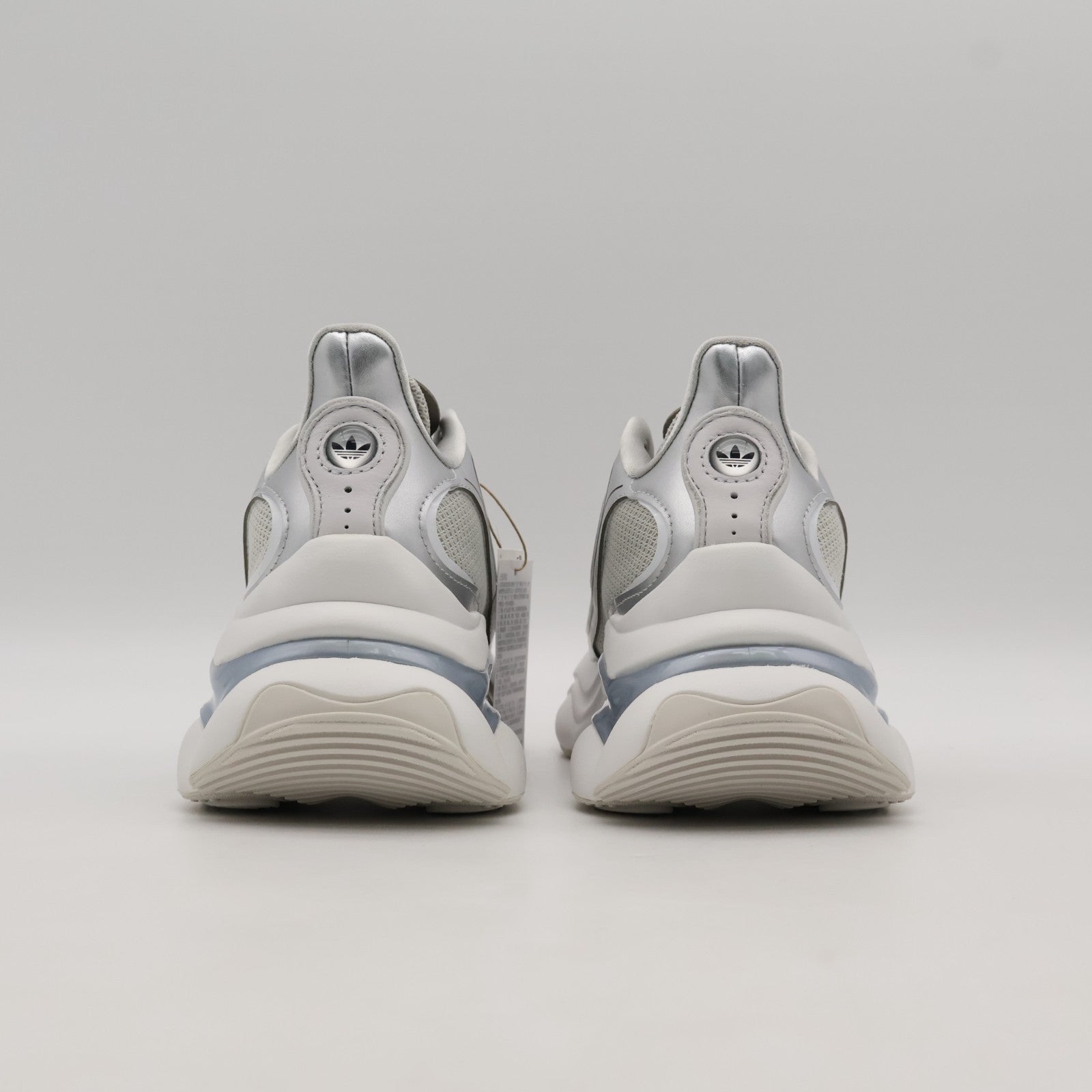 KI0557 adidas Originals Ozvenuz Silver Metallic Grey One Crystal White (Women's)