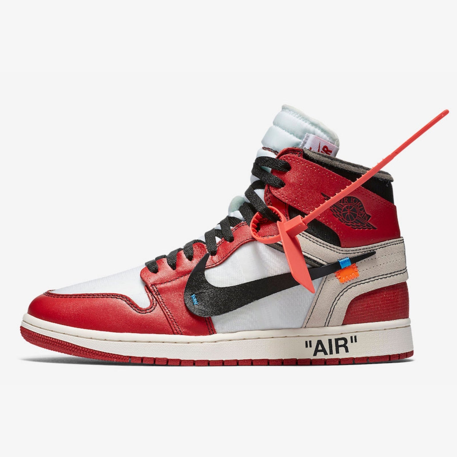 AA3834-101 Off-White Ã Nike Air Jordan 1 Retro High The Ten Chicago (Men's)