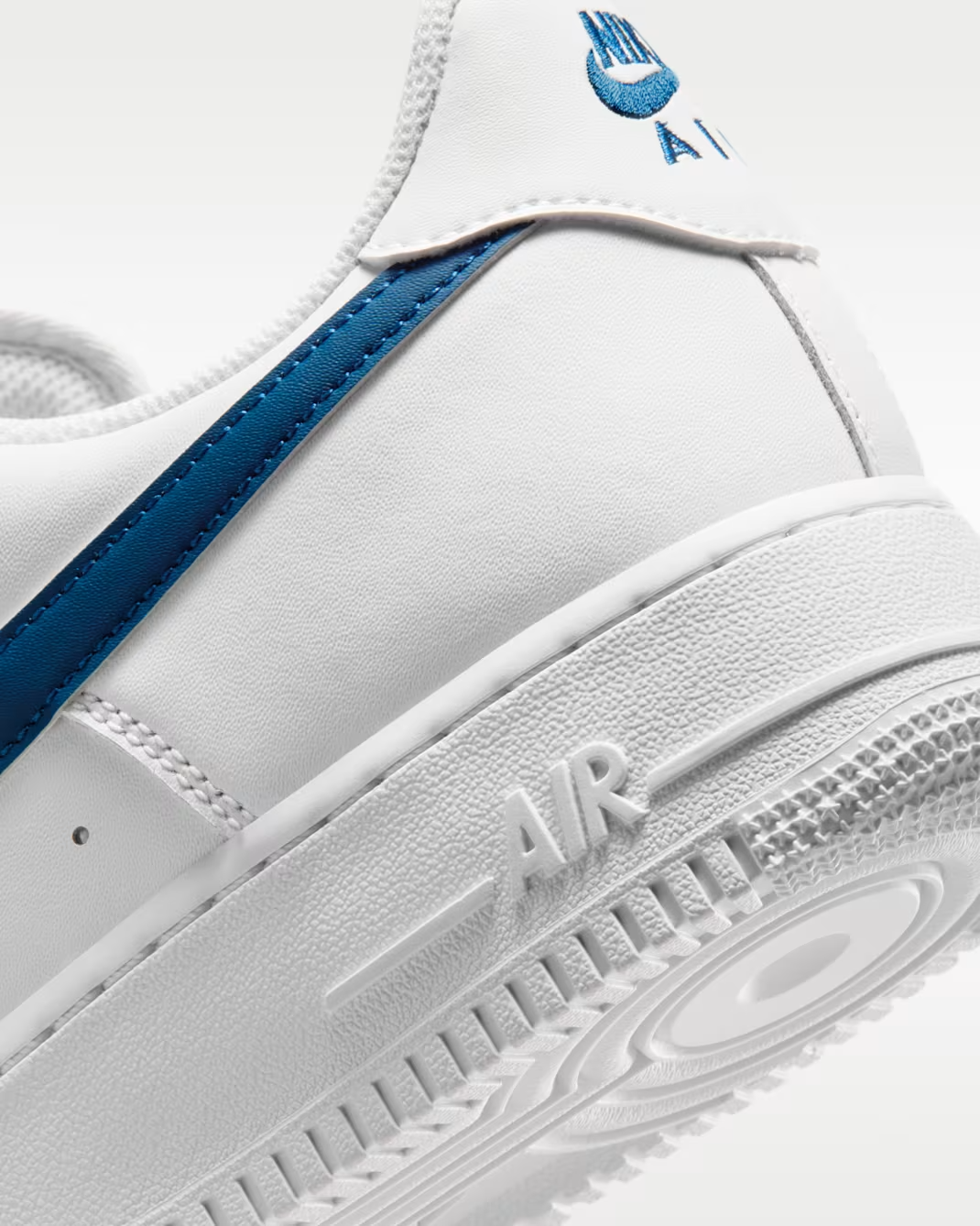 FJ4146-123 Nike Air Force 1 '07 White White Court Blue (Men's)