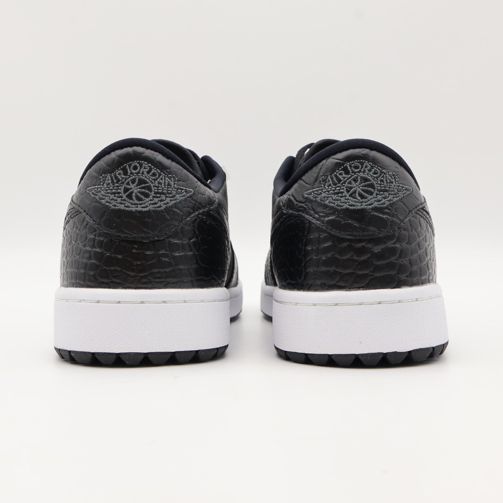 DD9315-003 Nike Air Jordan 1 Low Golf Black Crocodile Skin Iron Grey (Men's)
