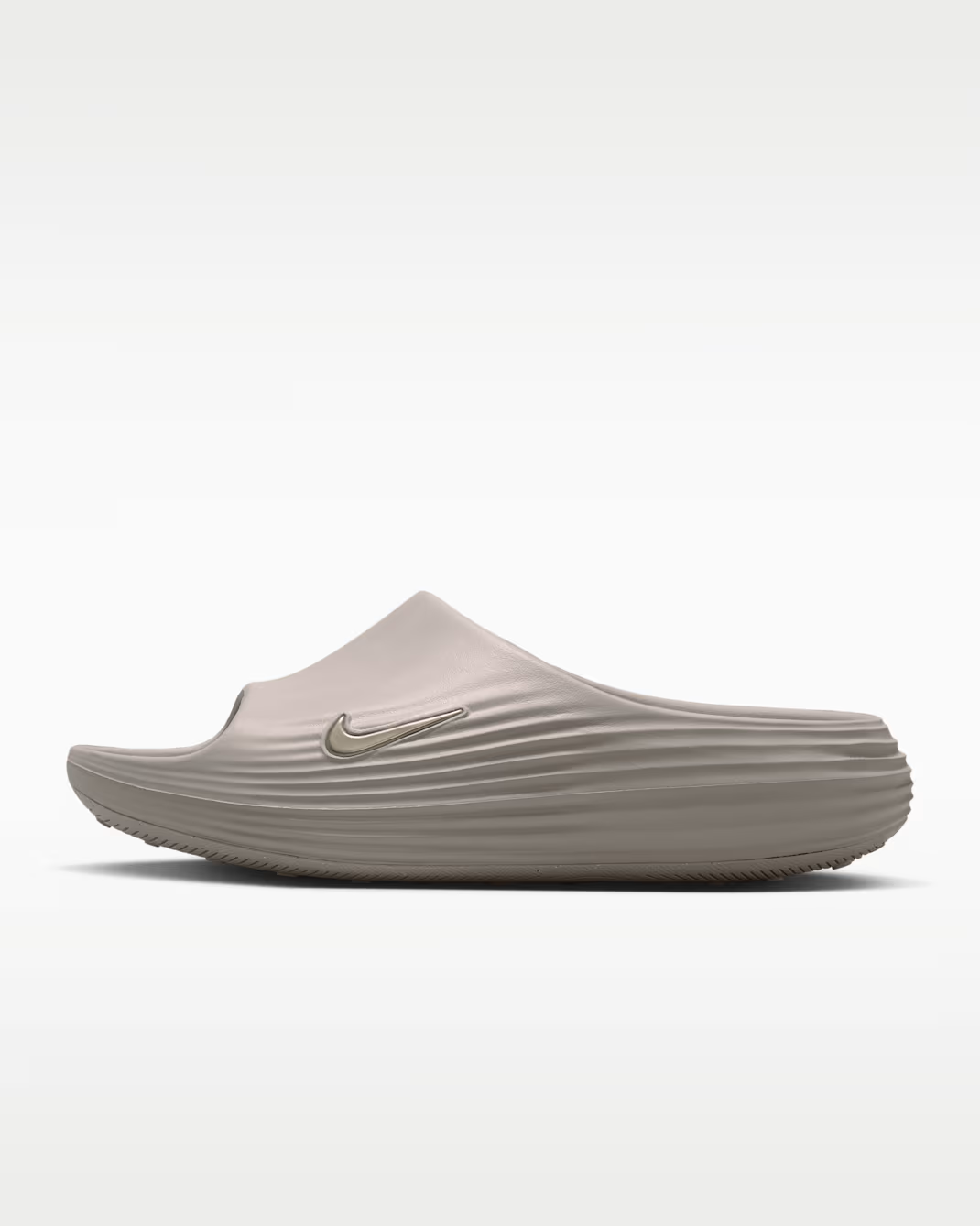 HV4479-201 Nike ReactX Rejuven8 Slide "Moon Particle/Moon Particle" (Men's)