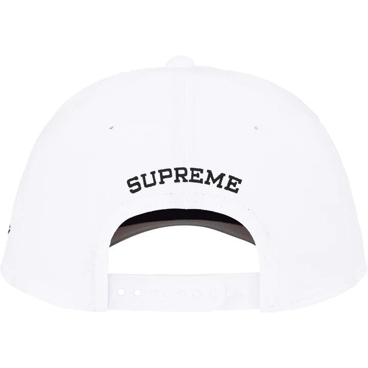 Supreme Sharp Spellout Adjustable New Era White
