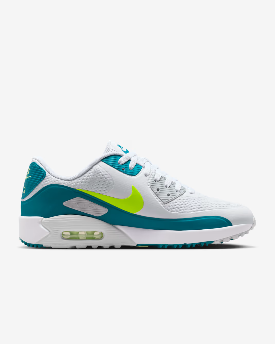 HV9305-104 Nike Air Max 90 Golf White Bright Spruce Volt (Men's)