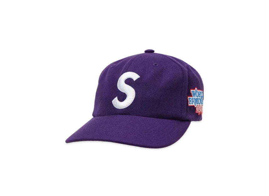 Supreme World Famous S Logo 6-Panel (26SS) "Purple"