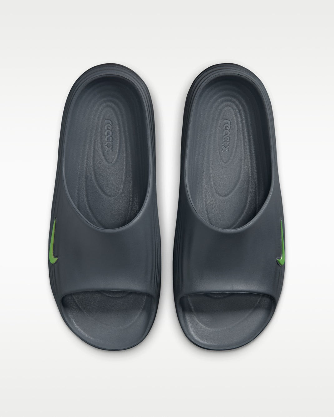 HV4479-004 Nike ReactX Rejuven8 Slides Cool GreyBlack (Men's)