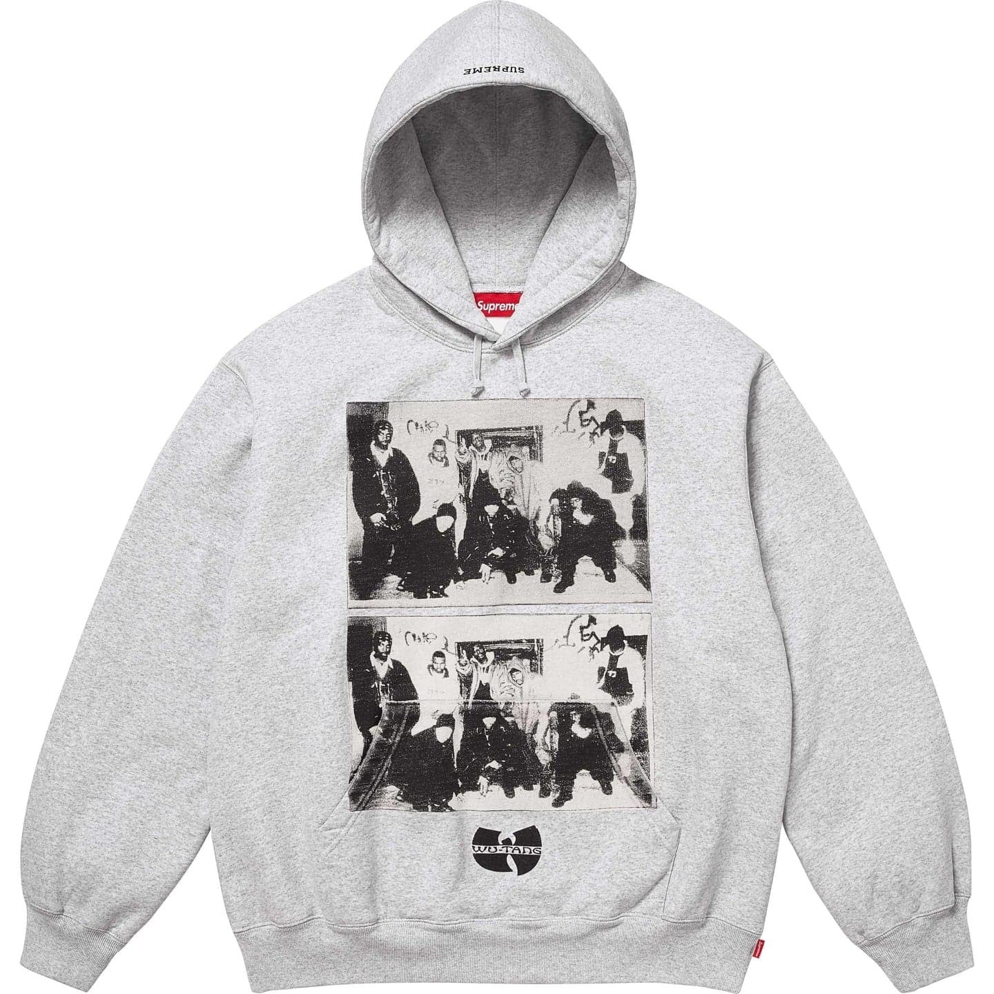 Supreme Wu-Tang Clan Hooded Sweatshirt Heather Grey