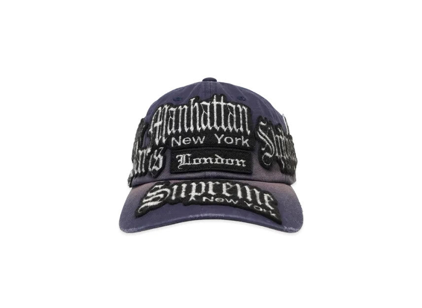 Supreme City Patches 6-Panel "Navy"