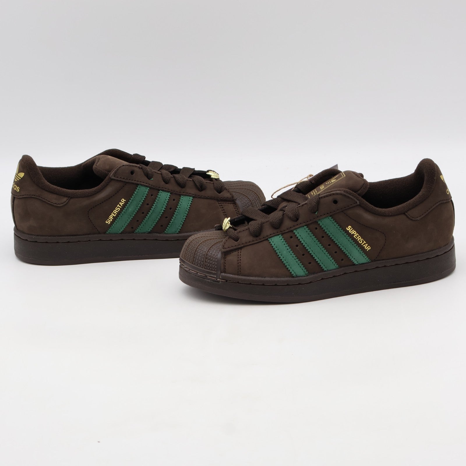KJ3547 adidas Originals Superstar 2 Dark Brown Dark Green Gum (Men's)