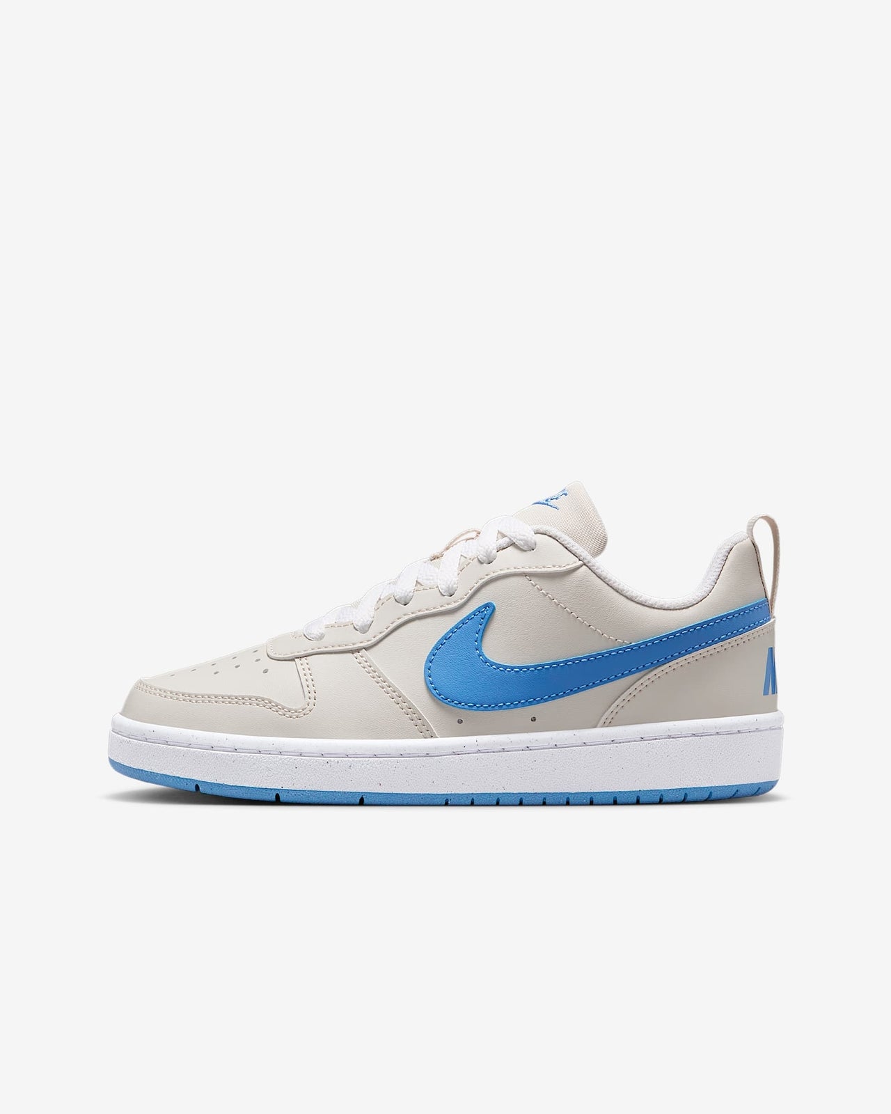 DV5456-120 Nike GS Court Borough Low Recraft Light Orewood Brown White Blue Bey