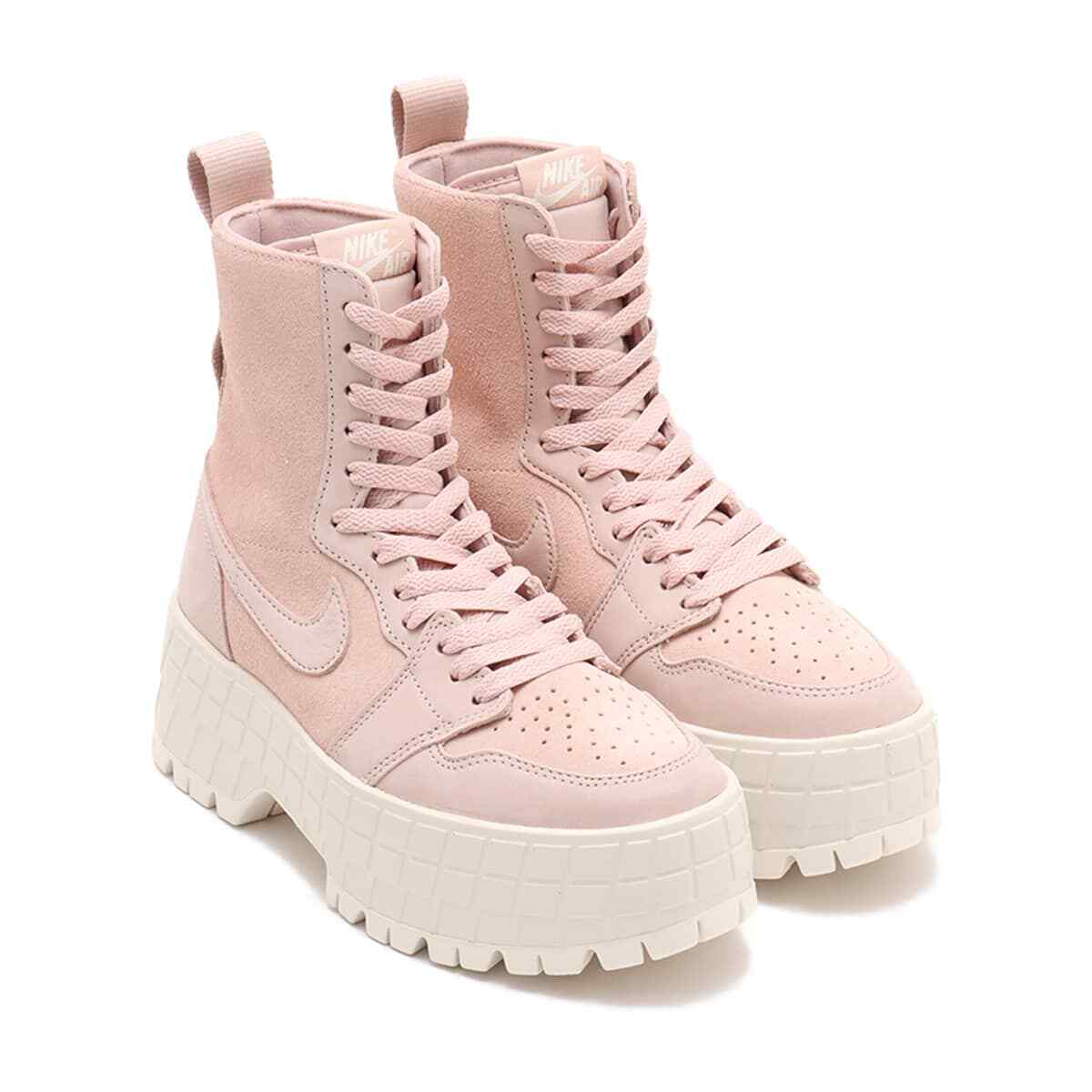 FJ5737-601 Nike Women's Air Jordan 1 Brooklyn Pink Suede (Women's)