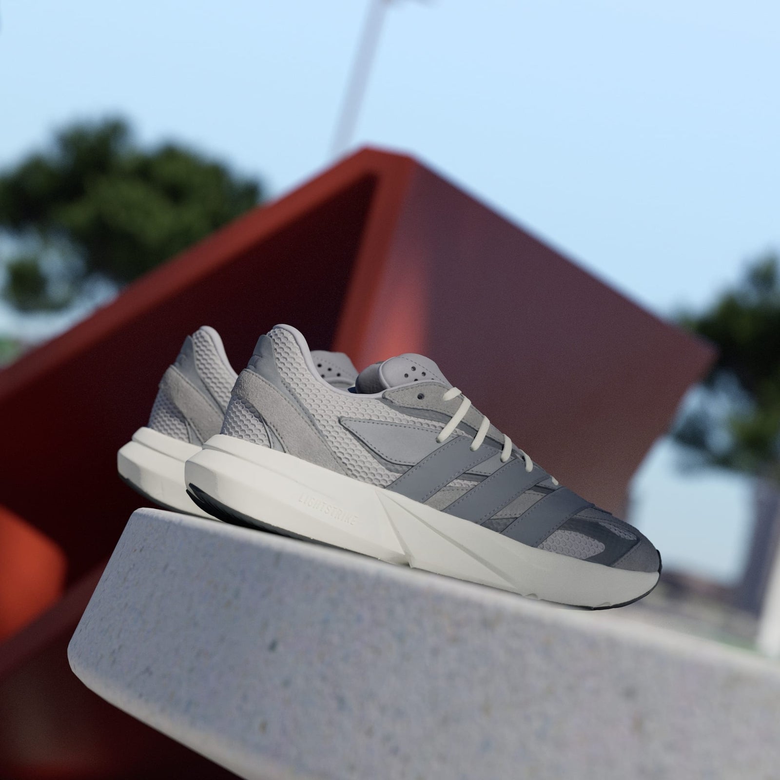 IH8607 adidas Lightblaze Grey Two Grey Three Iron Metallic (Men's)