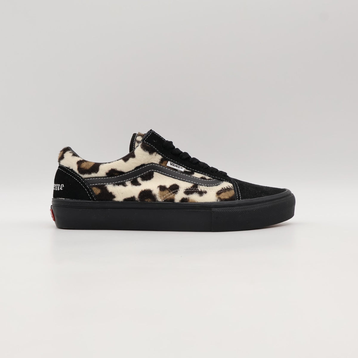VN0A5FCBBM8 Supreme Vans Leopard Old Skool Black White (Men's)