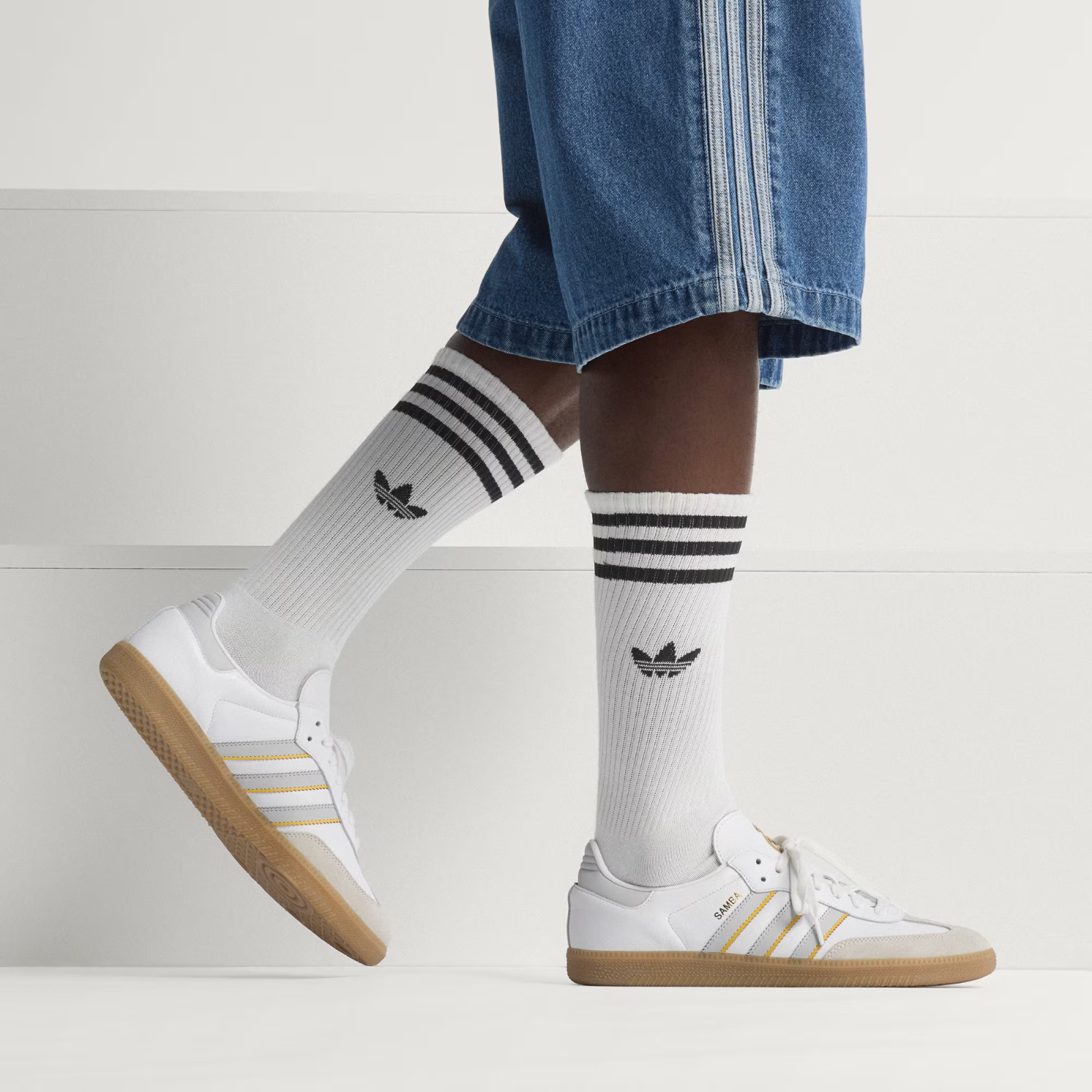 JQ4038 Real Madrid Ã adidas Originals Samba 2025-2026 White Gum (Men's)