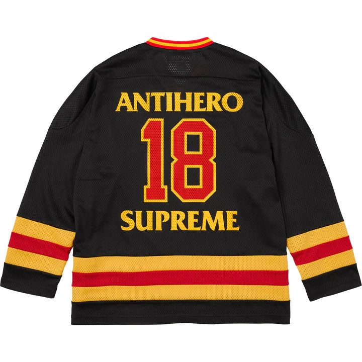 Supreme ANTIHERO Ozzy Hockey Jersey Black