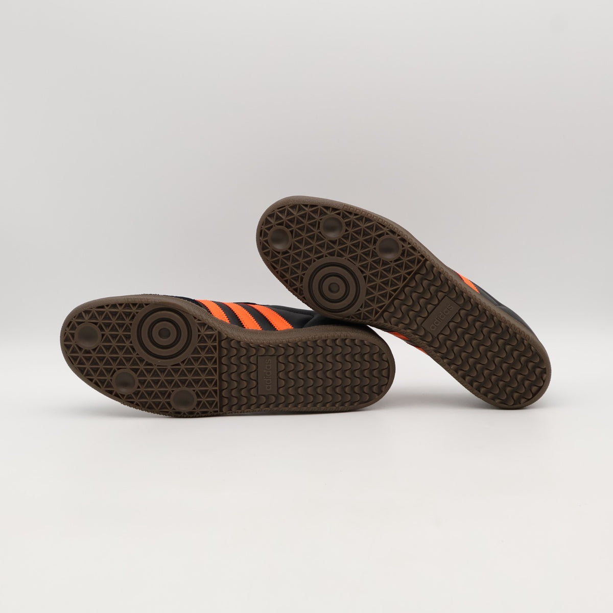 JR0910 adidas Originals Samba OG Core Black Orange Gum (Men's)