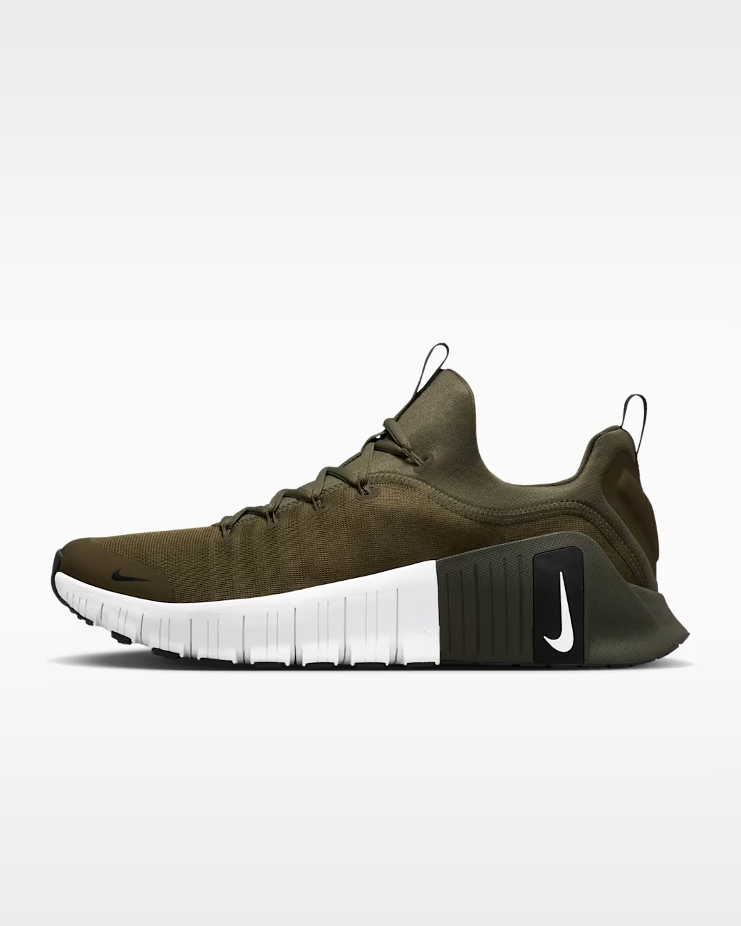 FJ7127-202 Nike Free Metcon 6 Medium Olive Cargo Khaki Black (Men's)