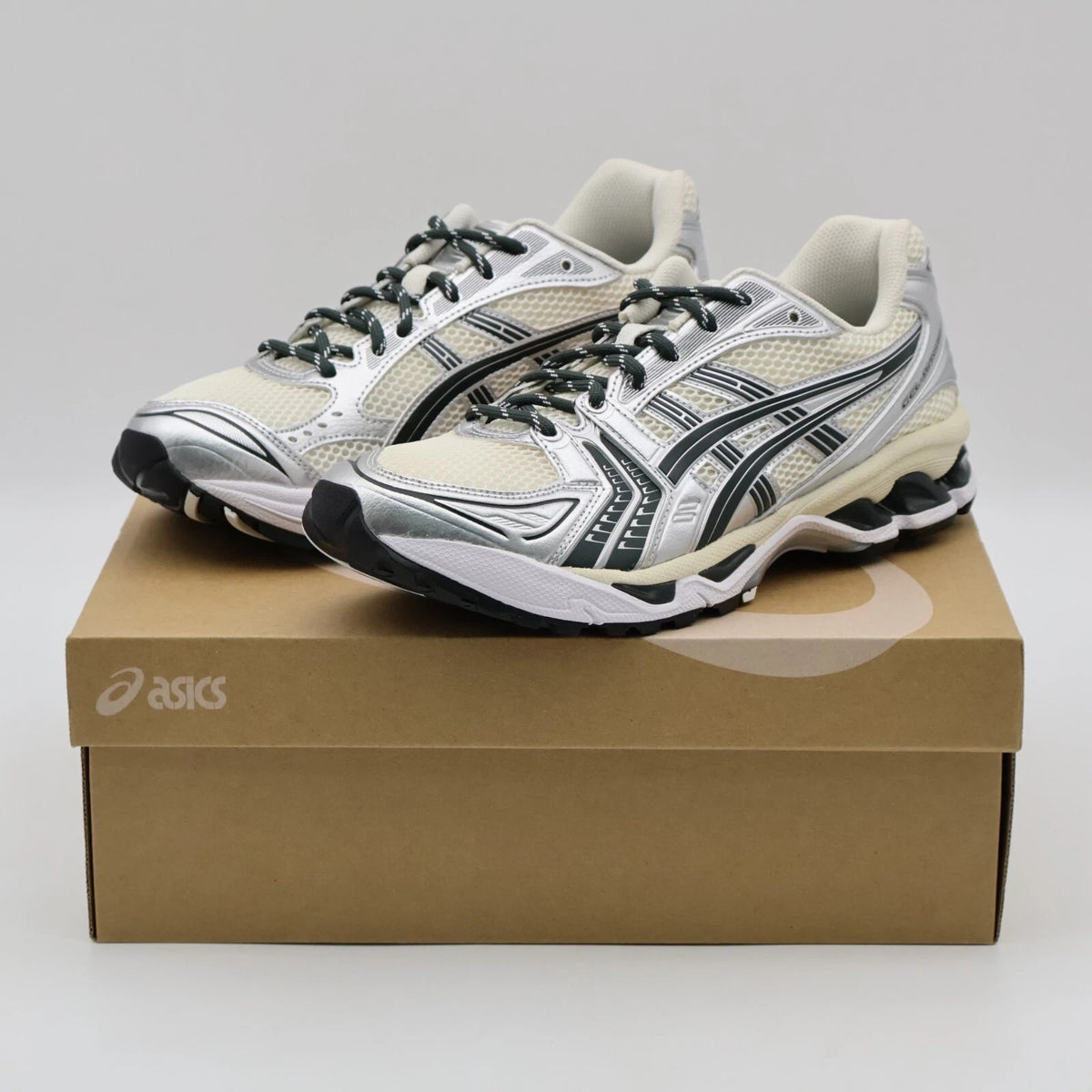 1203A566-100 KITH Asics Vintage Tech Gel-Kayano 14 Cream Scarab (Men's)