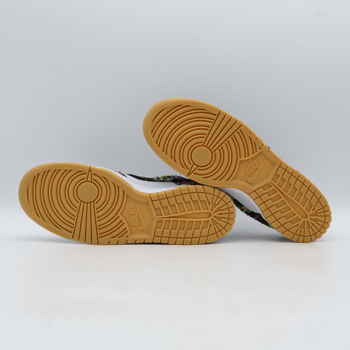 IB2263-100 Nike Dunk Low Panda White Gum Yellow (Men's)
