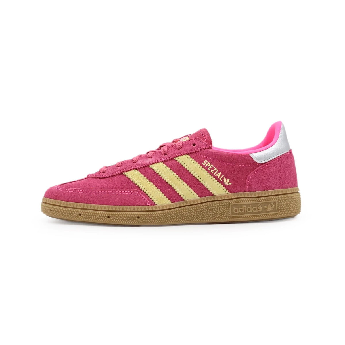 JI1407 adidas Originals Handball Spezial Lucid Pink Almost Yellow Silve (Women'