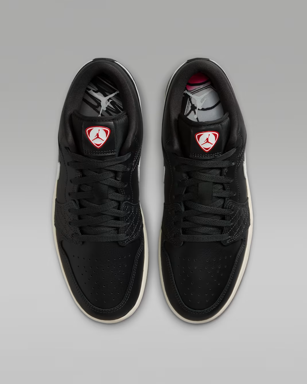 IO2047-001 Nike Air Jordan 1 Low SE "Off Noir/University Red" (Men's)