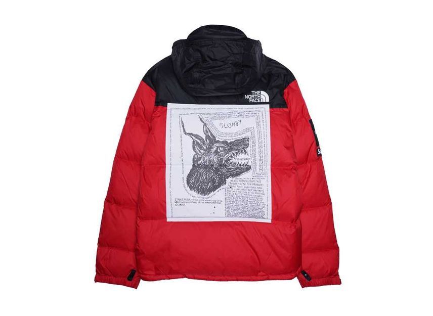 Supreme The North Face Nuptse Jacket Red