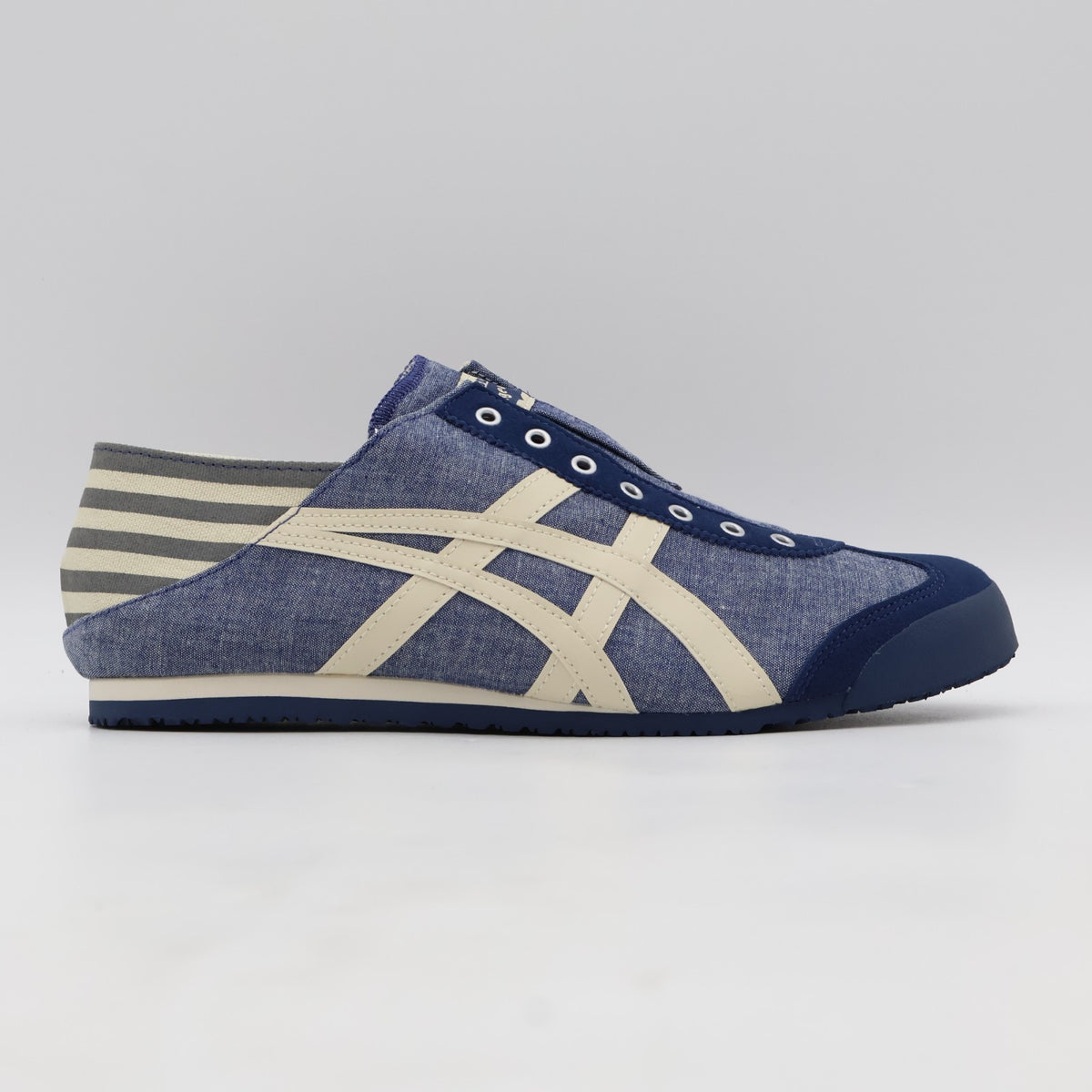 1183C233-400 Onitsuka Tiger Mexico 66 Paraty Blue Chambray Natural (Men's)