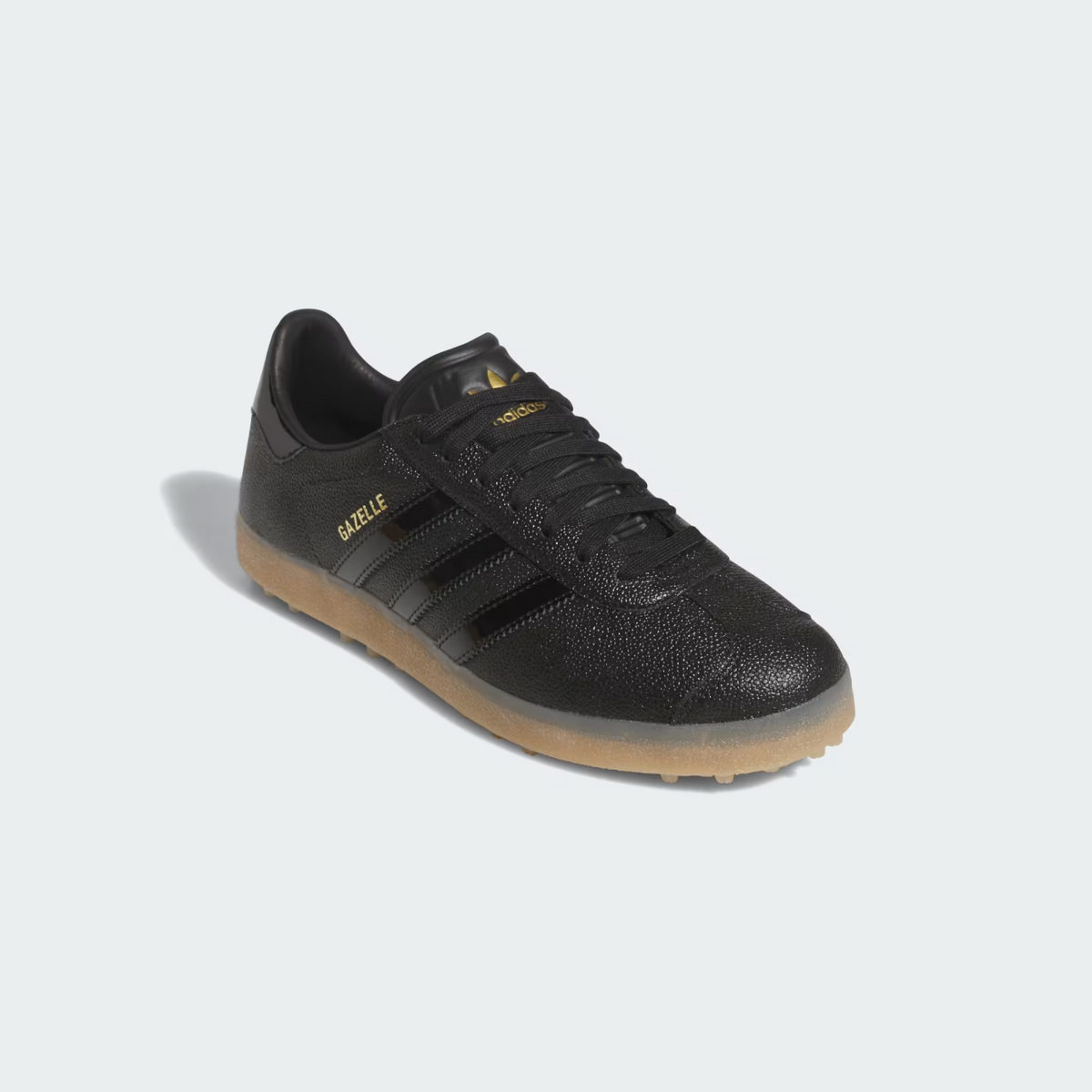 JI4157 adidas Gazelle Lux Spikeless Golf Core Black/Gum (Men's)