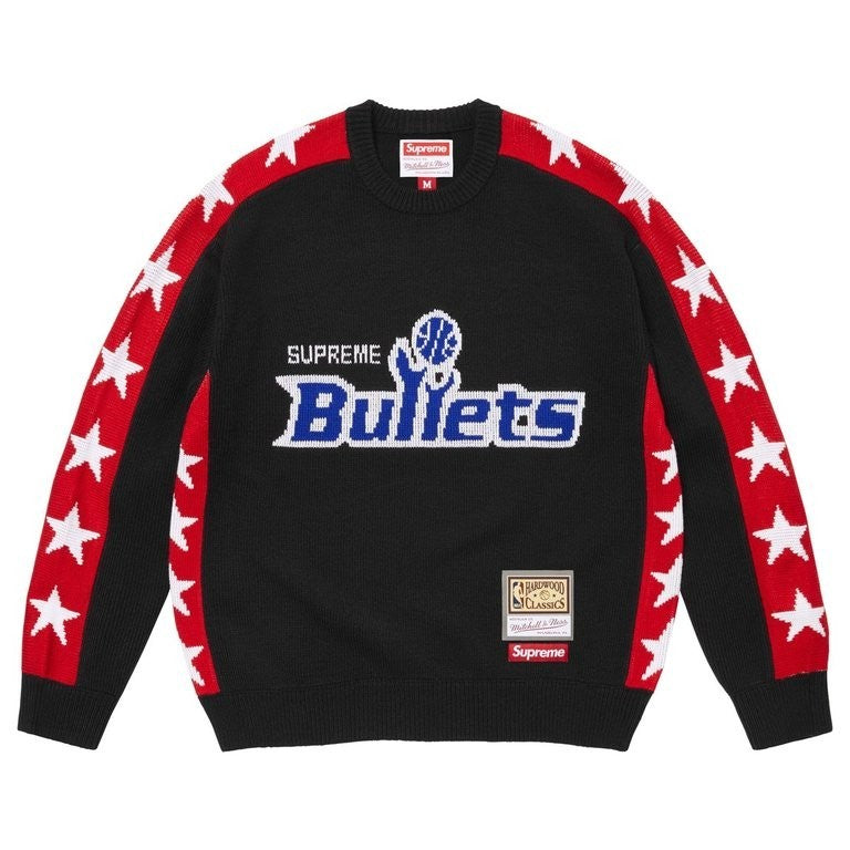 Supreme x Mitchell & Ness Teams Sweater Black