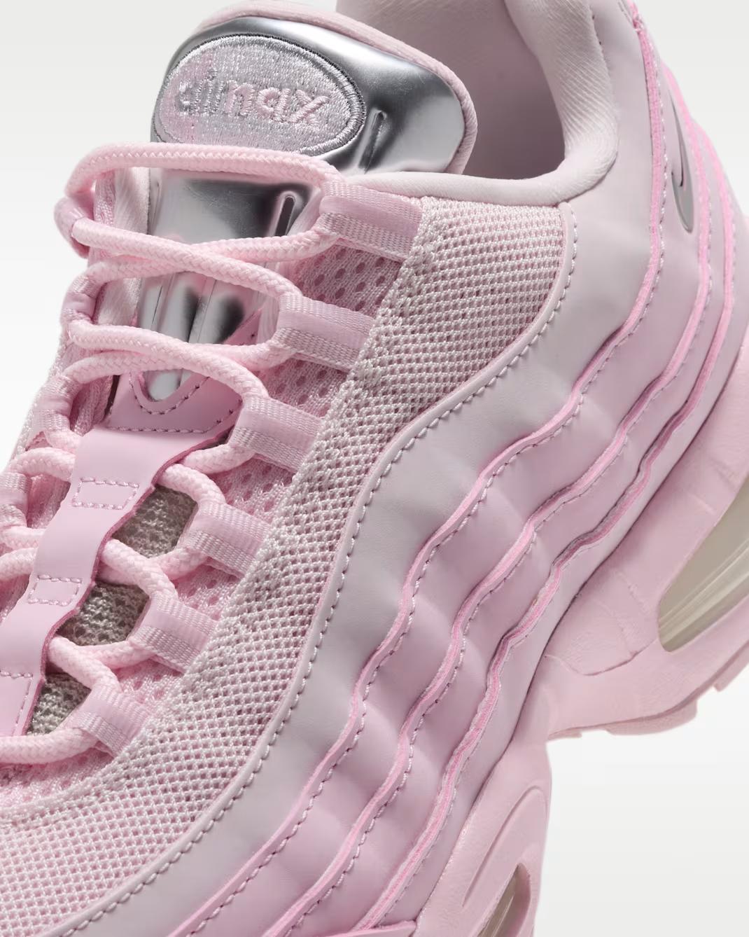 IV3305-600 Nike Air Max 95 Big Bubble Chrome "Pink Foam/Pearl Pink" (women's)