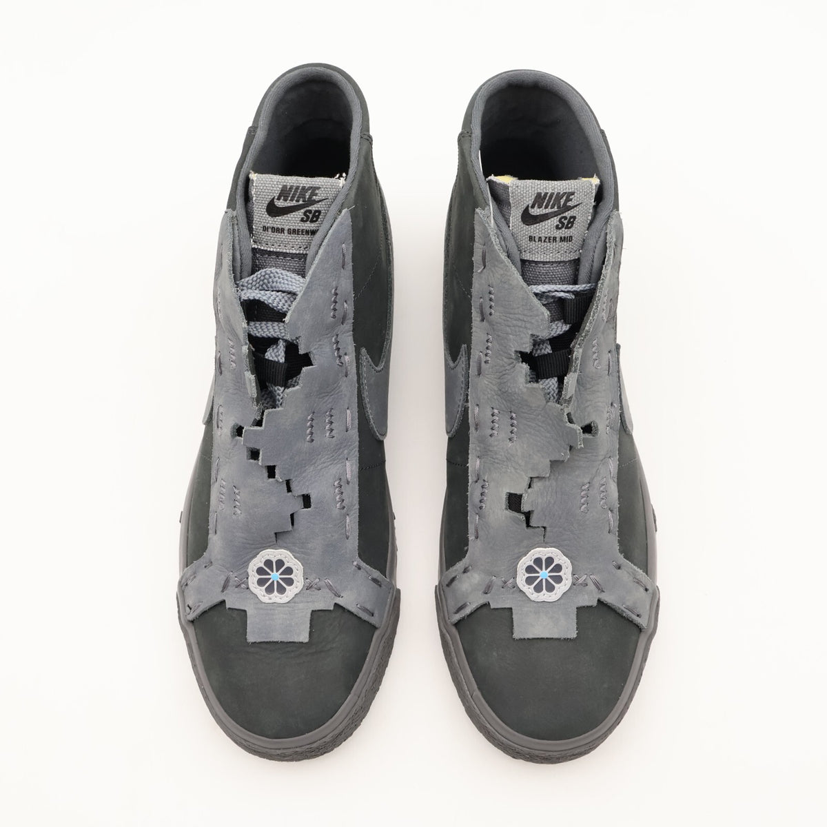 FQ0792-001 Diâorr Greenwood Nike SB Zoom Blazer Mid QS Dark Grey (Men's)