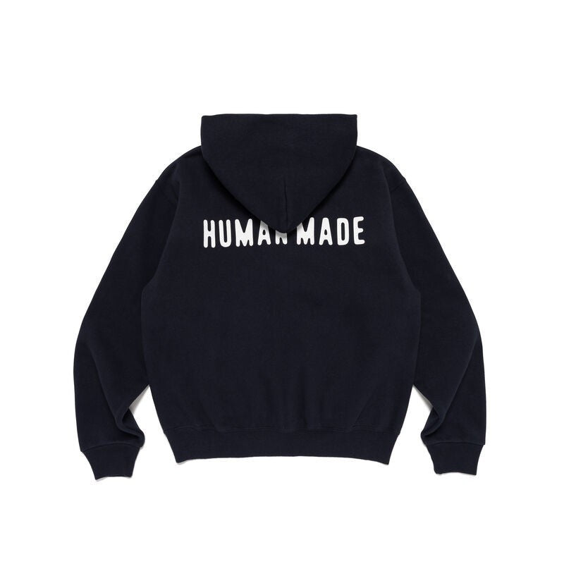 HUMAN MADE Classic Zip-Up Hoodie Navy