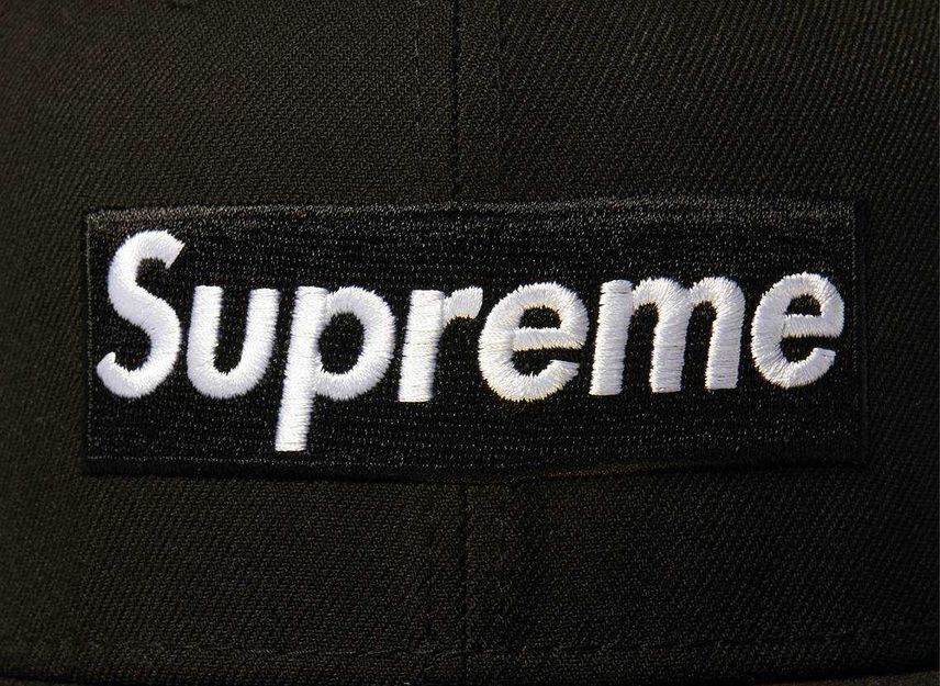 Supreme Box Logo Mesh Back New Era Black (22SS)