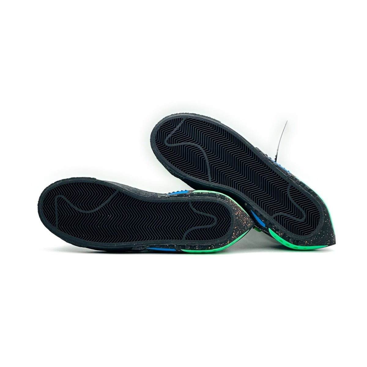 DH7863-001 Off-White Ã Nike Blazer Low Black and Electro Green