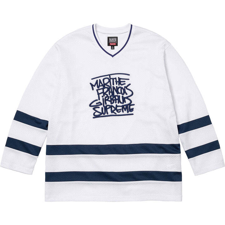 Supreme Marithe Francois Girbaud Hockey Jersey White