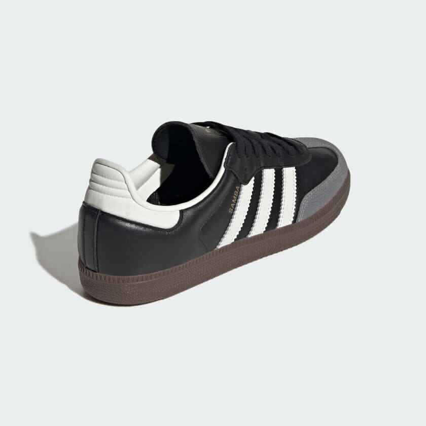 JR8165 adidas Originals Samba OG Core Black Off White Gold Metallic (Women's)