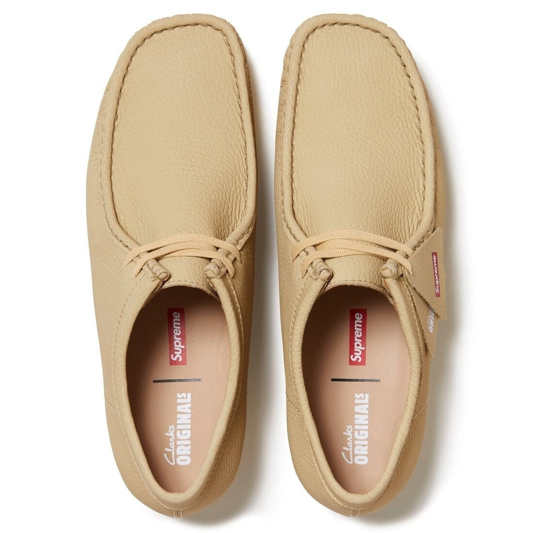 SNDN-SNKR-10276 Supreme Ã Clarks Reflective Wallabee Natural (Men's)