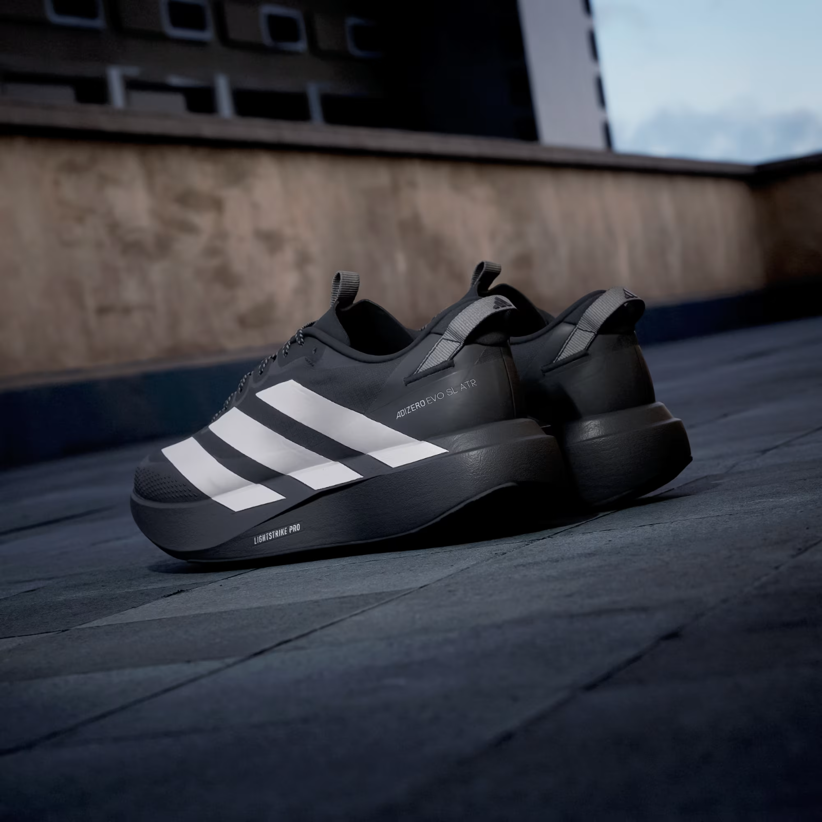 KK2683 adidas Adizero Evo SL ATR "Core Black/Silver Metallic" (Men's)