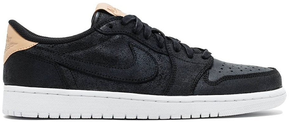 905136-010 Nike Air Jordan 1 Retro Low OG "Black Vachetta" (Men's)