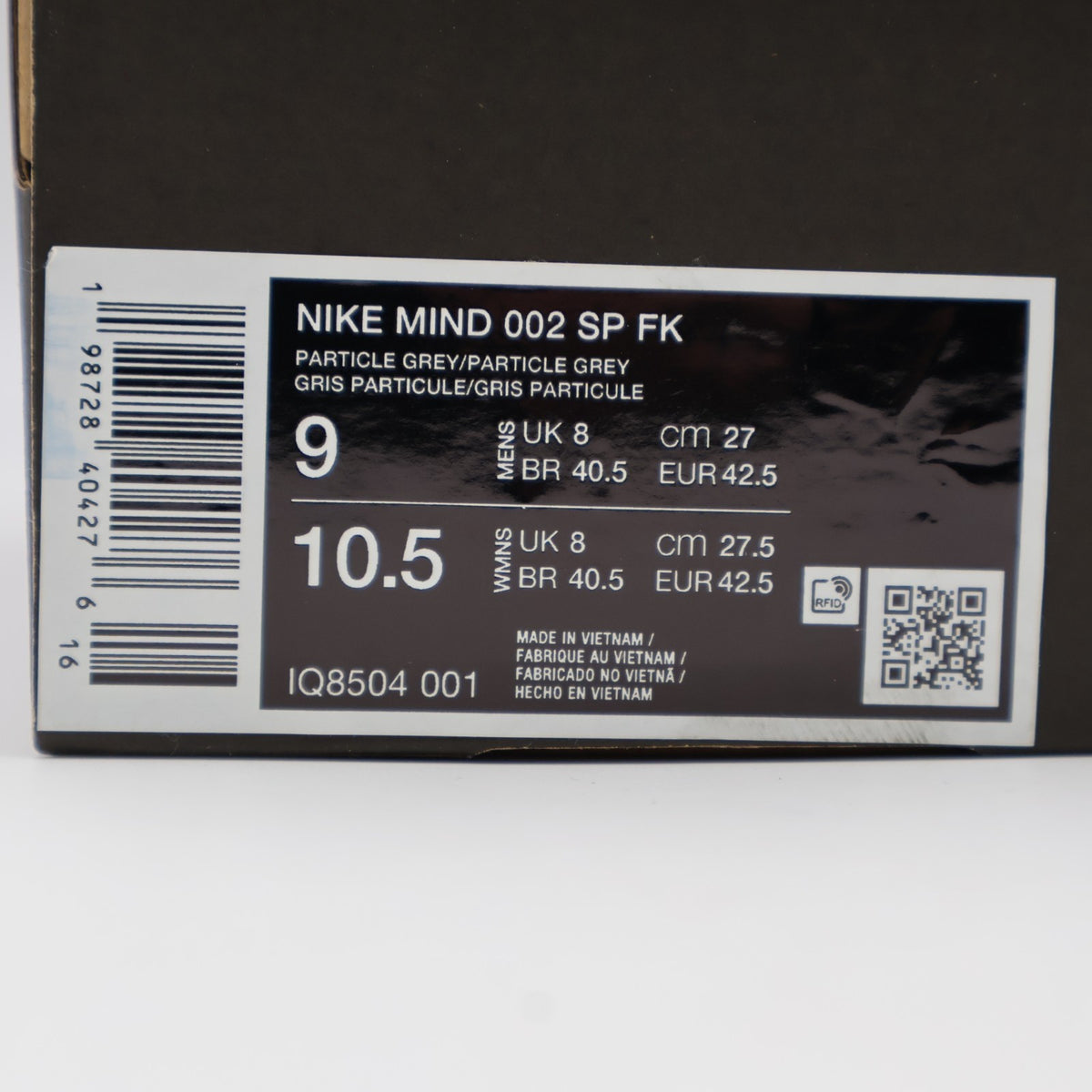 IQ8504-001 fragment design Nike Mind 002 Flyknit Particle Grey (Men's)