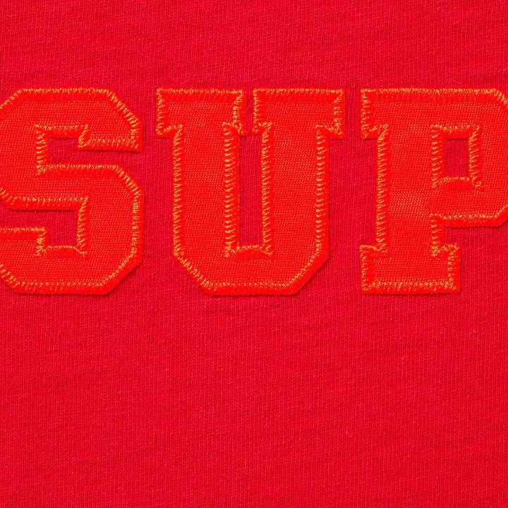 Supreme Collegiate Applique S/S Top Red
