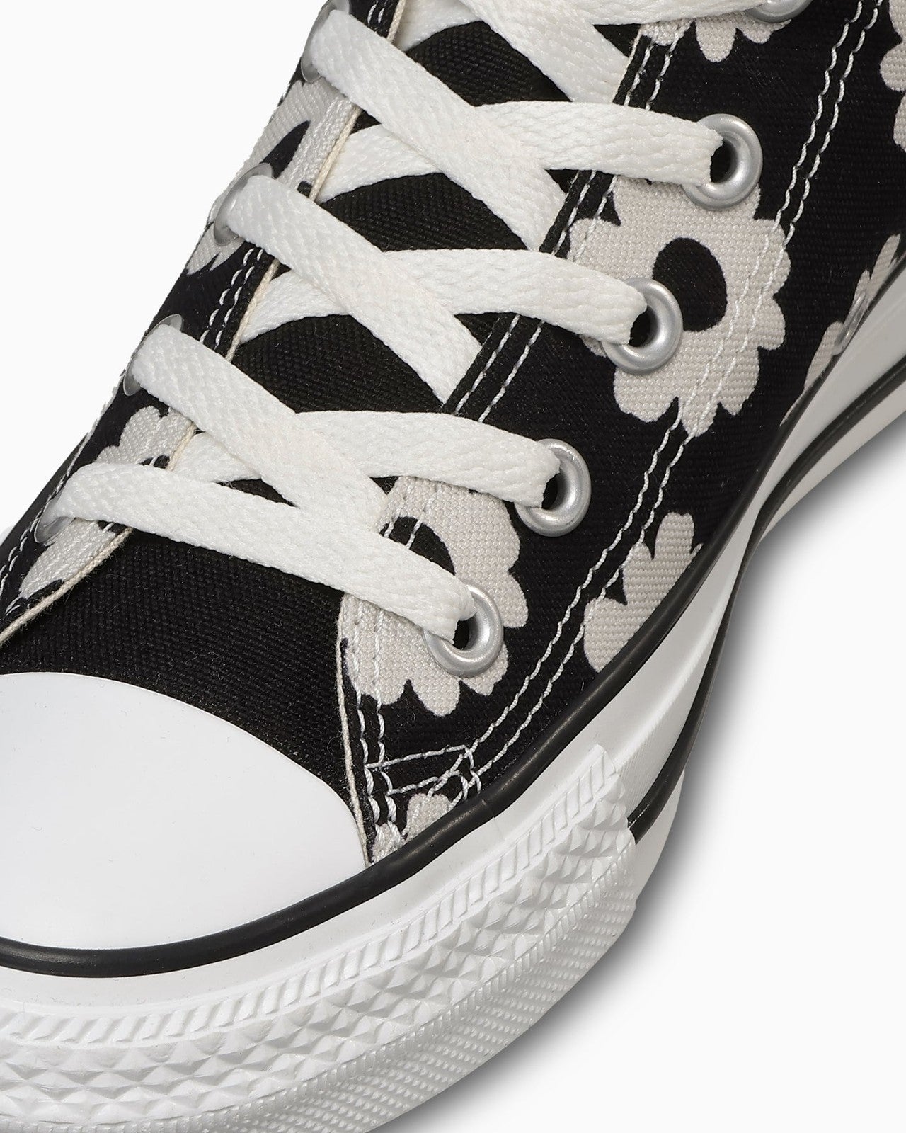 31318120 Converse All Star Flowerprint Hi BlackDark Gray (Women's)