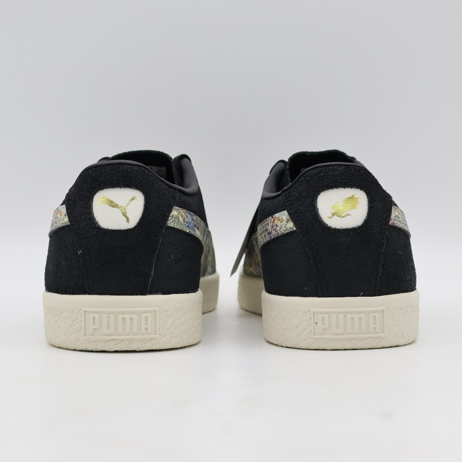 401817-01 Monster Hunter Puma Suede Vintage R Puma Black Warm White (Men's)