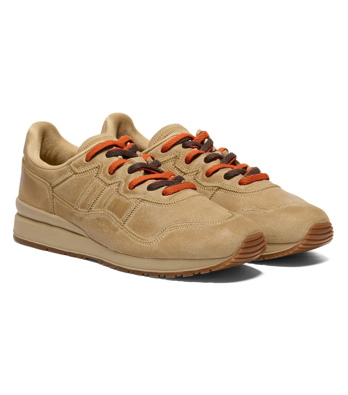 1183C447-250 Onitsuka Tiger Tiger Ally Stitch Camel Beige/Vibrant Yellow (Men's)